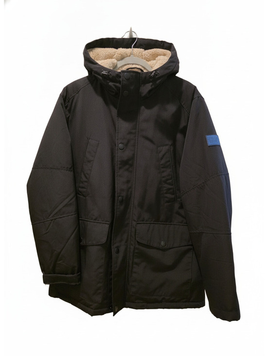 Lucky Brand Other - EUC Lucky Brand Men's Black Hooded Parka Jacket Medium